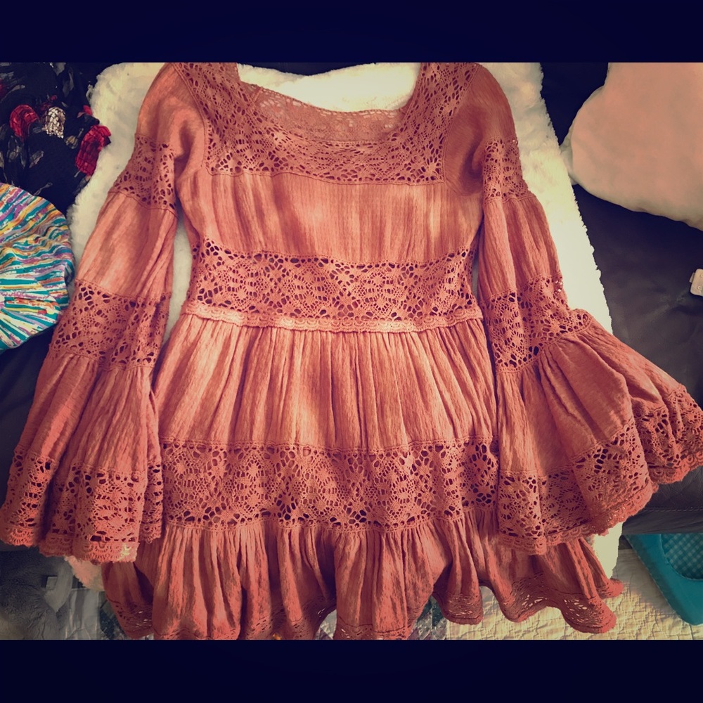 Urban outfitters Free People bell sleeve dress